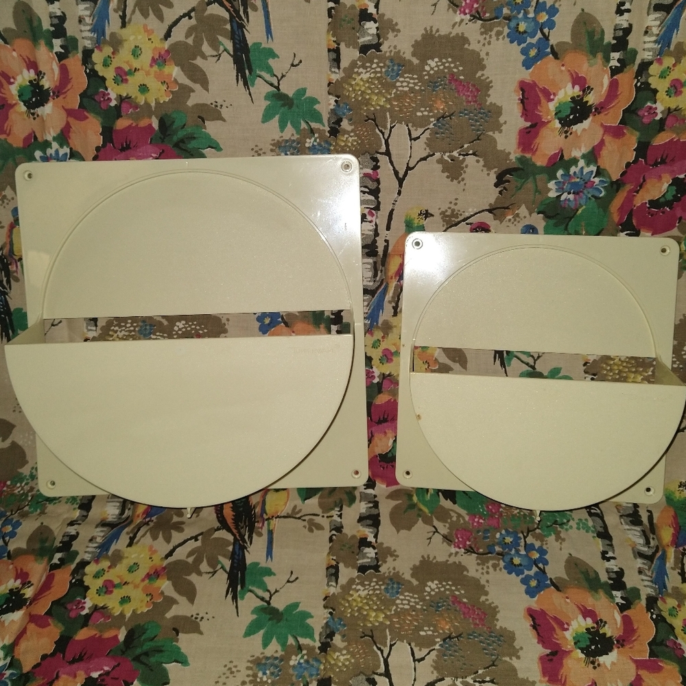 2 sizes - Vintage Tan Tupperware Lid Holder for Cupboard/Cabinet